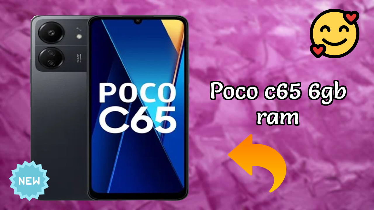 POCO C65 6GB RAM कैमरा क्वॉलिटी: 8 MP Front Camera सेल्फी