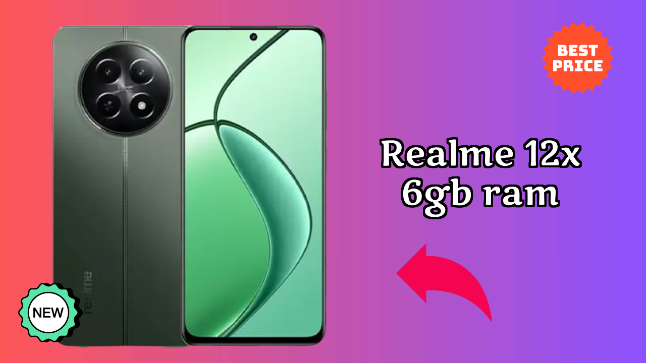 Realme 12x 6GB RAM बैटरी लाइफ: 5000 MAh चार्जिंग स्पीड