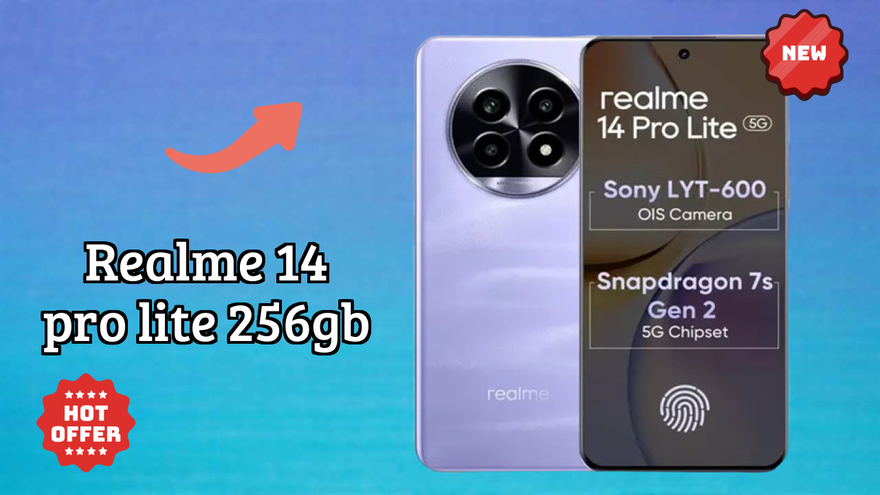 Realme 14 Pro Lite 256GB बैटरी लाइफ: 5200 MAh चार्जिंग स्पीड