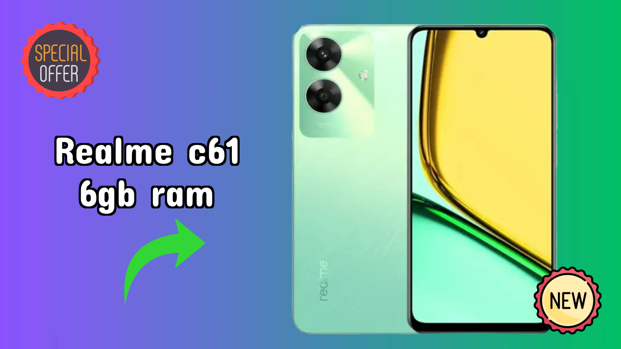 Realme C61 6GB RAM डिस्प्ले रिव्यु: 6.78 Inches (17.22 Cm) स्क्रीन साइज़
