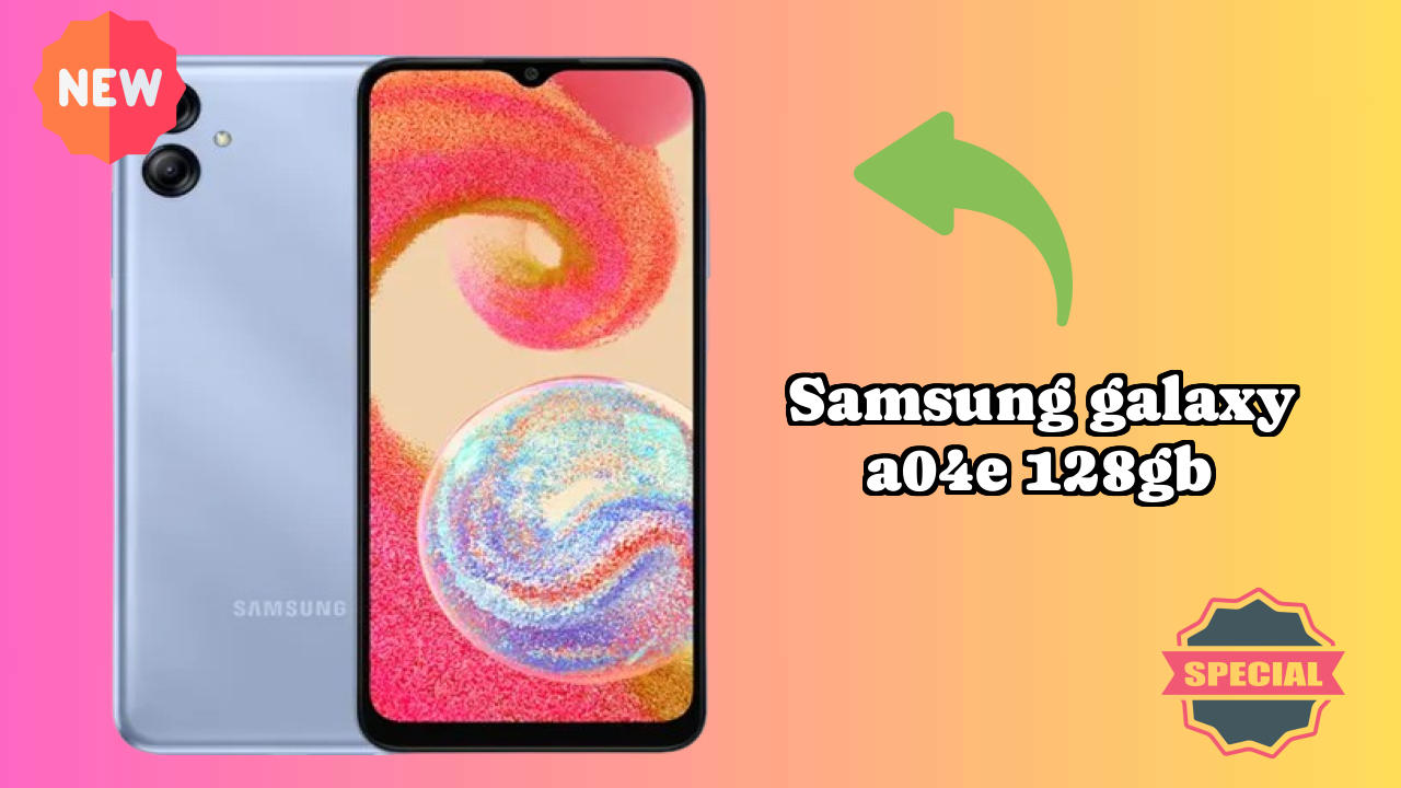 Samsung Galaxy A04e 128GB डिस्प्ले साइज़: 6.5 Inches (16.51 Cm) स्क्रीन रिव्यु