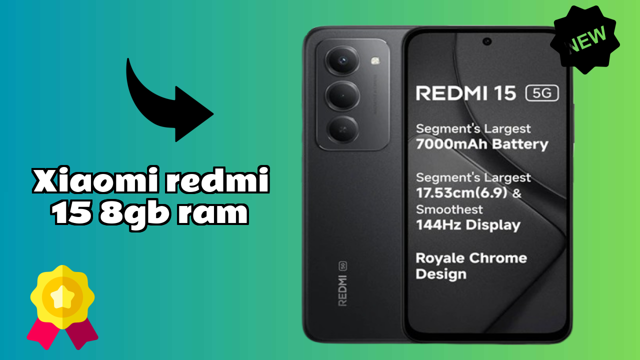 Xiaomi Redmi 15 8GB RAM 2026 निष्पक्ष रिव्यु – सबसे मजबूत फीचर्स